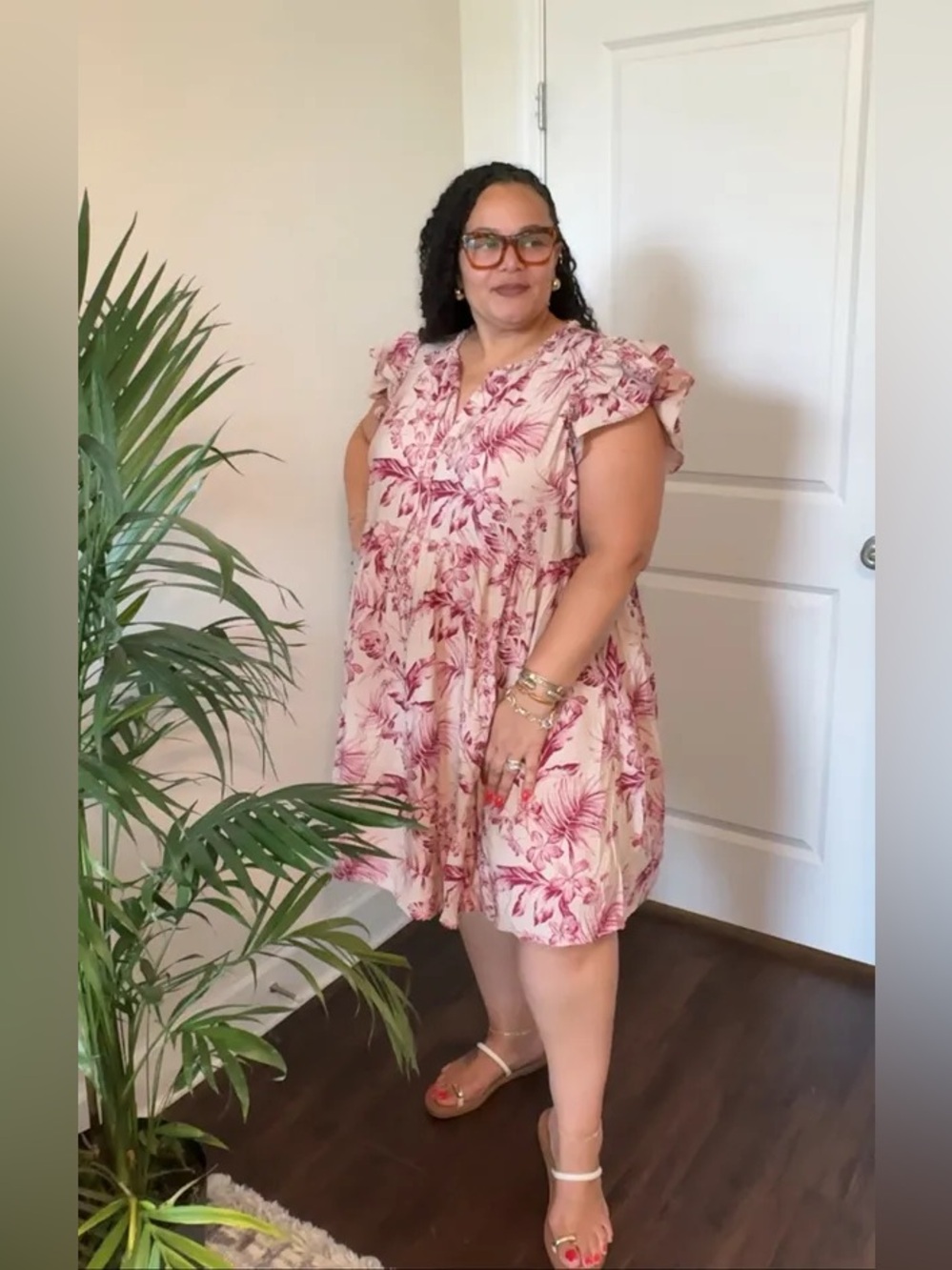 EUC Belle Isle Torrid Flutter Sleeve Mini Dress size 3XL retails $99